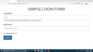 jQuery Form Validation Tutorial  Jquery Textbox Validation in Hindi without Plugin [upl. by Chauncey]