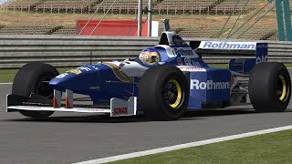 rFactor F1 1996 Williams HungaryVilleneuve onboard FW18 Hungaroring [upl. by Meikah]