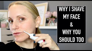 HOW TO SHAVE YOUR FACE DERMAPLANINGAND WHY YOU SHOULD [upl. by Swisher542]