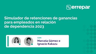 Simulador de retenciones de ganancias para empleados en relación de dependencia [upl. by Ivor]