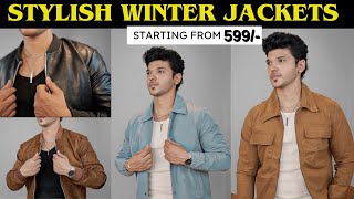 WINTER JACKET STARTING FROM 599  AFFORDABLE WINTER JACKETS FOR MEN  Yash Kadam [upl. by Groos]