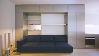 NEVER TOO SMALL Metal Clad Sydney Micro Studio Apartment  30sqm322sqft [upl. by Alfonso891]