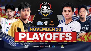 ENGLISH ONE Esports MPL Invitational 2023  Day 4  Playoffs [upl. by Pappas]