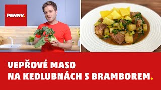 RECEPT  Vepřové maso na kedlubnách s bramborem [upl. by Haukom]