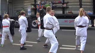 Karate Demo Kirmes Neuenkirchen 2017 [upl. by Zerla]