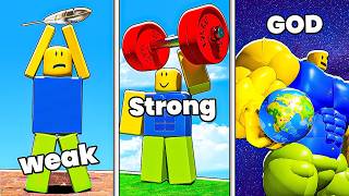 Roblox but i get 1256x stronger every minute [upl. by Eimas]