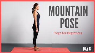 How to do mountain pose  Yoga for beginners  5 minute yoga [upl. by Tolland]