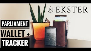 Ekster Parliament Wallet amp Tracker  Smart Wallet Review amp Setup [upl. by Inavoig]