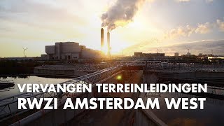 Vervangen terreinleidingen RWZI Amsterdam  GW Leidingtechniek [upl. by Sheridan]