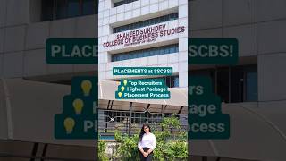 Highest Placement Colleges in DU 🤩✅ SSCBS  Student Insights shorts lightscameracampus [upl. by Koralle]