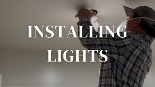 Installing Recessed Lights  DIY [upl. by Clarice]