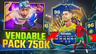 VENDABLE PACK 750K 💜 RONALDO TOTS ENFIN DANS LES PACKS  FC 24 [upl. by Claudina]