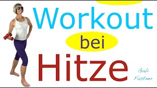 ☀️30 min Workout bei Hitze  Muskulatur fordern Figur formen bei höheren Temperaturen mit Hanteln [upl. by Ogires]