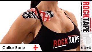 RockTape  Kinesiology Tape Instruction  Collar Bone [upl. by Gram]