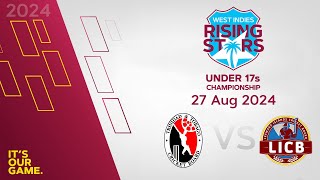 🔴 LIVE Trinidad amp Tobago v Leewards Islands  CWI Men’s Under 17  50 Over Championships 2024 [upl. by Imuya]