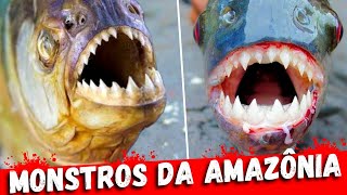 Os 10 MONSTROS DOS RIOS Mais ASSUSTADORES da Amazônia [upl. by Niac]