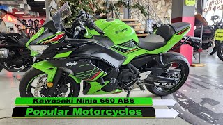 Kawasaki Ninja 650 ABS Popular 2024 Motorcycles [upl. by Attiuqal]