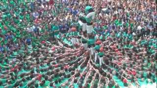 Castellers de Vilafranca  Td8  Concurs de Castells 2012 [upl. by Abehsat]