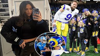 Kelly Stafford reveals what she told Jared Goff’s fiancée after booing controversy [upl. by Gnuhn]