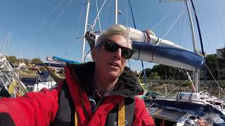 Ep 18 Solo Sailing How I Dock My 40 Sailboat 4 Examples and a Blooper [upl. by Tupler]