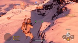 SWBF2 Boba Fett and The Giant Teat on Hoth [upl. by Tad]