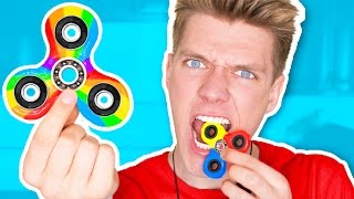 DIY Candy Fidget Spinners YOU CAN EAT Rare Edible Fidget Spinner amp Tricks [upl. by Uzzial]