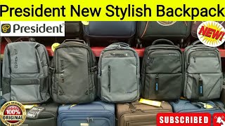 President Brander New Stylish College Office Laptop Backpack Waterproof  2023Price in BD [upl. by Nathanil627]