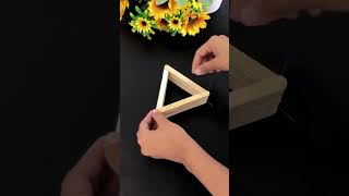 DIY Illuminated Geometric Wall Shelf – StepbyStep Tutorial for Modern Home Decor [upl. by Fanchan]