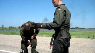 Brave Pilots Emerge after ejecting from fighter Jet 2AVI [upl. by Princess]