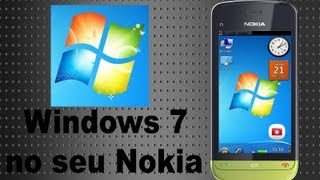 INSTALANDO WINDOWS 7 NO NOKIA SYMBIAN [upl. by Raila]