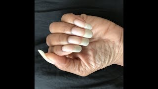 9  Time Lapse of My Nail Growth [upl. by Esinnej]