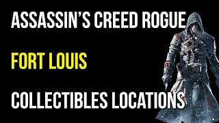 Assassins Creed Rogue Fort Louis CollectiblesActivitiesQuest ItemsViking SwordTemplar Relic [upl. by Ydissahc937]