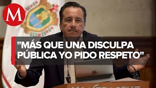 Injustificable el trato de el gobernador de Veracruz a una reportera [upl. by Alioz851]