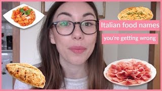 How to pronounce in Italian FOCACCIA CALZONE GNOCCHI PROSCIUTTO [upl. by Fields]