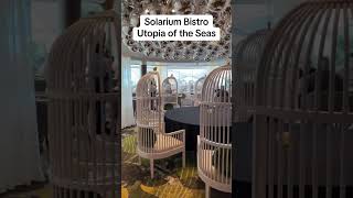 Solarium Bistro Walk Throughutopiaoftheseas royalcaribbean rccl cruise marvelousmousetravels [upl. by Kwang596]