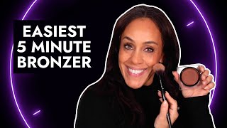 How to apply bronzer in 5 minutes  perfect bronzer placement [upl. by Ekle]