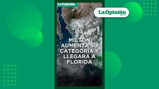 Huracán Milton se aproxima a Florida después del paso de Helene  La Opinión [upl. by Adniroc]