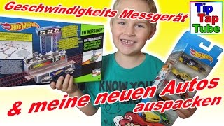 Hot Wheels Speedometer Spielzeug Autos von Mattel auspacken HW Matchbox Siku Sammlung Kinderkanal [upl. by Kitchen]