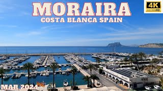 Moraira Costa Blanca Spain  Walking Tour 2024 from Moraira Portet to Moraira beach moraira [upl. by Philpot]