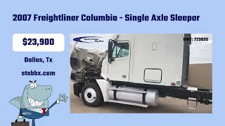 2007 Freightliner Columbia  Single Axle  Sleeper  Dallas TX [upl. by Nerraw199]