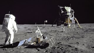 Restored Apollo 11 Moonwalk  Original NASA EVA Mission Video  Walking on the Moon [upl. by Helena400]