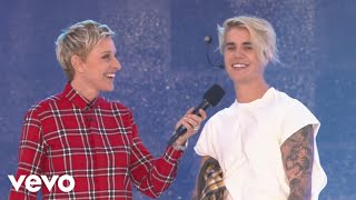 Justin Bieber  What Do You Mean Live From The Ellen Show [upl. by Llarret]