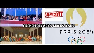 Drag Queens and trans sexuals Mock Lord’s Supper At Paris Olympic Opening Ceremony [upl. by Assenev]