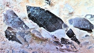 Digging Pockets of Smoky Quartz Crystals in an Abandoned Quarry  Liz Kreate [upl. by Glennon]