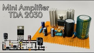 mini amplifier TDA 2030 [upl. by Gearhart]