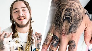 Post Malone Breaks Down His Tattoos  GQ [upl. by Susumu]