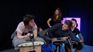 Greg James Gets His Bum Waxed Live [upl. by Cyn]