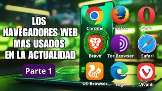 Los NAVEGADORES WEB más usados en la actualidad Google Chrome Firefox Opera Safari EdgeParte 1 [upl. by Mead]