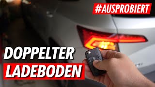 Doppelter Ladeboden nachrüsten Skoda Karoq Octavia Kodiaq ua 🚙 TEIL 1 [upl. by Nepets]