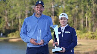 EunHee Ji and John Smoltz Collide at the 2020 Diamond Resorts Tournament of Champions [upl. by Ayaros]